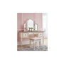 Realyn Vanity and Mirror with Stool by Ashley - B743-22