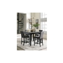 Garvine Counter Height Dining Room Table and Bar Stools - Set of 5 by Ashley - D161-223