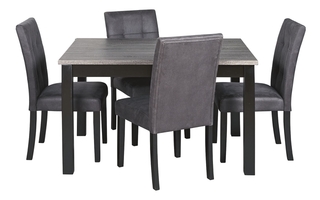 Garvine Dining Room Table and Chairs - Set of 5 by Ashley - D161-225