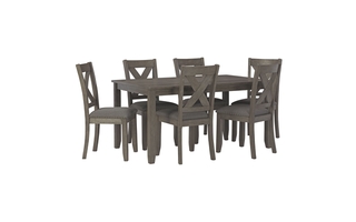 Caitbrook Dining Room Table and Chairs - Set of 7 by Ashley - D388-425