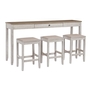 Skempton Counter Height Dining Room Table and Bar Stools - Set of 3 by Ashley - D394-223