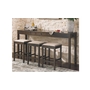 Rokane Counter Height Dining Room Table and Bar Stools - Set of 4 by Ashley - D397-223