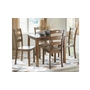 Hazelteen Dining Room Table and Chairs - Set of 5 by Ashley - D419-225