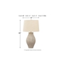 Layal Table Lamp by Ashley - L235634