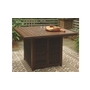 P750-665 - Paradise Trail Bar Table with Fire Pit by Ashley