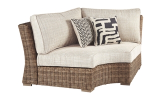 P791-851 - Beachcroft Curved Corner Chair with Cushion by Ashley