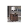 Budmore End Table with USB Ports & Outlets by Ashley - T372-3