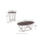 T384-13 - Neimhurst Table (Set of 3) by Ashley