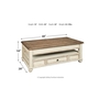 Realyn Coffee Table with Lift Top by Ashley - T523-9