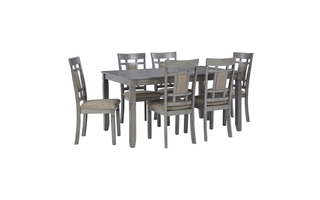 Jayemyer Dining Table and Chairs - Set of 7 by Ashley - D368-425