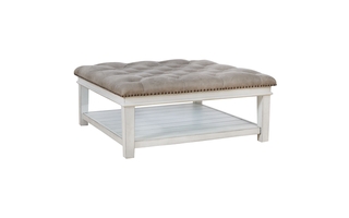 Kanwyn Upholstered Ottoman Coffee Table - T937-21