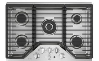 GE Profile 36 in. Built-In Deep-Recessed Gas Cooktop - PGP9036SLSS