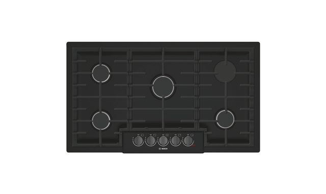 Bosch 800 Series Gas Cooktop 36 in. Black - NGM8646UC