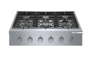 800 Series Gas Professional Cooktop 36 in. Stainless steel - RGM8658UC