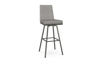 41320-Linea Bar Height Swivel Stool by Amisco