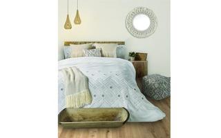 Aztek White Queen Duvet Cover Set 3 pcs