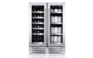 Wine Cell'R 38 bottles Wine Cellar 2 zone - WC38SSTBC5