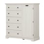 Avilla Door Chest with 5 Drawers by South Shore