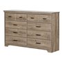 Versa 8-Drawer Double Dresser by South Shore