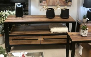 TV Base walnut by Forges Design