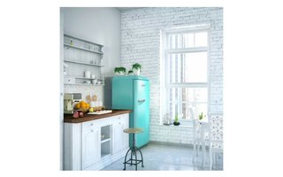 Epic Aqua-Turquoise Retro All Refrigerator - ERAR88TIF