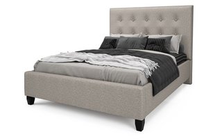 Complete Upholstered Bed Full Size 59 in. by Beaudoin