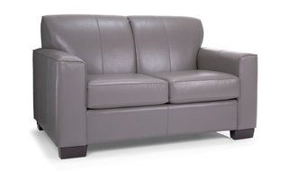 Leather Customizable Loveseat by Decor-Rest