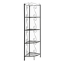 Bookcase Copper Metal Corner Bookcase - 2100