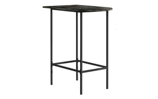 Home Bar Grey Marble Charcoal Metal - 2325