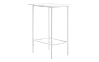 Home Bar White Top and Metal Spacesaver - 2376