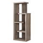 Bookcase Dark Taupe Accent Display Unit - 2467