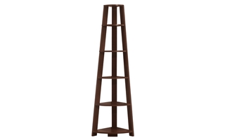 Bookcase cherry corner Accent etagere - 2494