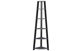 Bookcase Grey Black corner Accent etagere - 2750