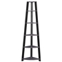 Bookcase Grey Black corner Accent etagere - 2750