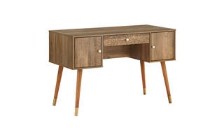 Computer Desk Walnut mid-century - 2838