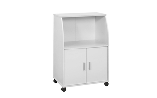 Kitchen Cart White on castors - 3139