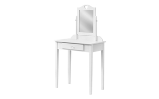 Vanity White Mirror and storage drawer - 3326