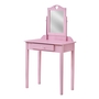 Vanity pink Mirror and storage drawer - 3328