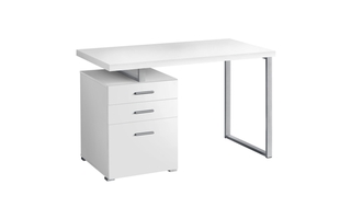 Computer Desk White left or right facing - 7027