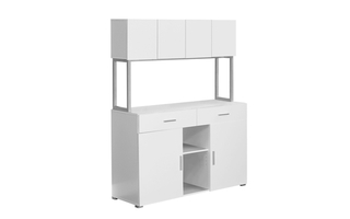 Office Cabinet White storage credenza - 7066