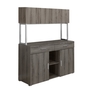 Office Cabinet Dark Taupe storage credenza - 7067