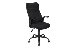 Office Chair Black Black Fabric multi position - 7248