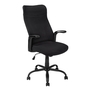 Office Chair Black Black Fabric multi position - 7248