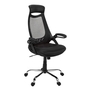 Office Chair Black mesh Chrome high-back executive - 7268