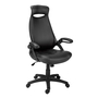 Office Chair Black leather-look multi position - 7276