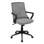 Office Chair Black Dark Grey Fabric multi position - 7297