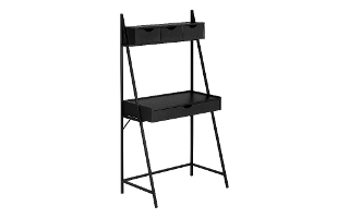 Computer Desk Black Black Metal - 7330