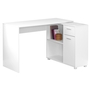 Computer Desk White with a storage cabinet - 7350