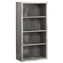 Bookcase Grey Reclaimed Wood-Look adj. shelves - 7405