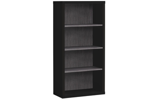Bookcase Black Grey with adjusTable shelves - 7407